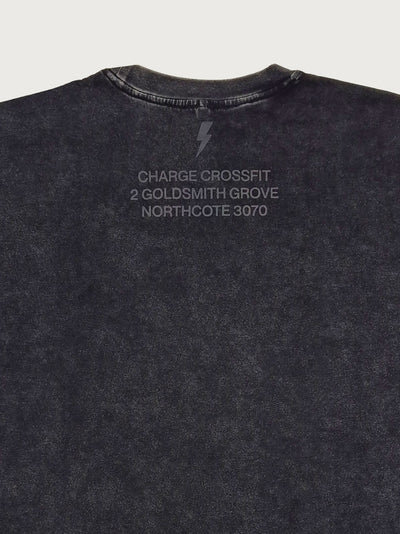 Charge Metal Unisex T-shirt - Washed Black