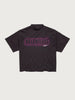 Relentless Distressed Crop T-shirt - Faded Black