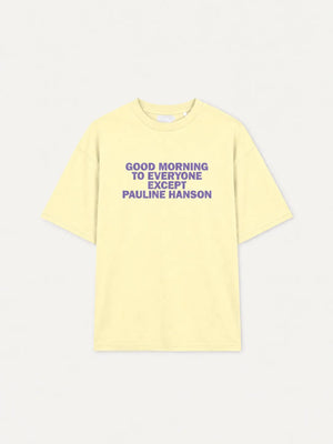 Good Morning T-shirt – Lemon Curd & Lavendar