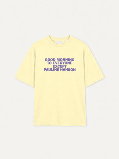 Good Morning T-shirt – Lemon Curd & Lavendar