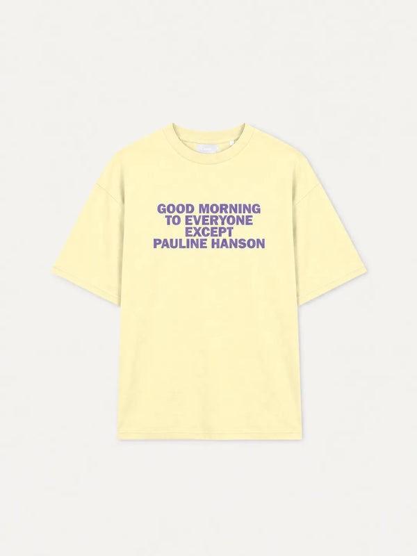 Good Morning T-shirt – Lemon Curd & Lavendar