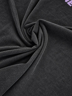 Good Morning T-shirt – Washed Black & Lavendar