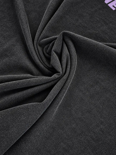 Good Morning T-shirt – Washed Black & Lavendar