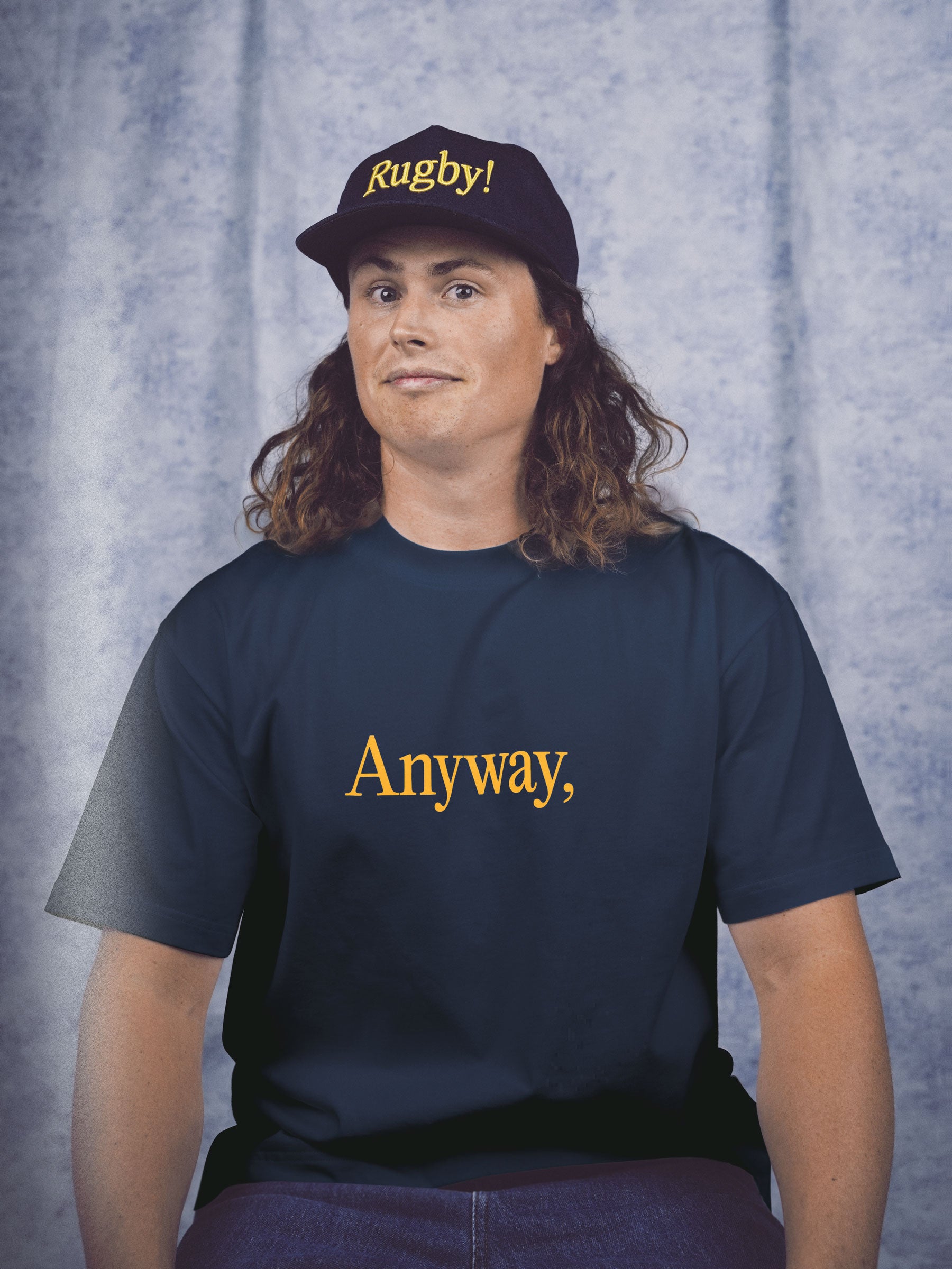 Anyway, Rugby T-shirt - Navy