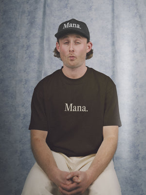 Mana. T-shirt - Chocolate/Cream