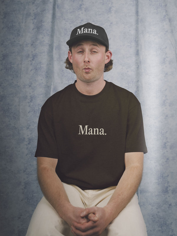 Mana. T-shirt - Chocolate/Cream