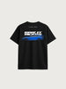 Give it Heaps Blur Unisex T-Shirt - Crystal Black