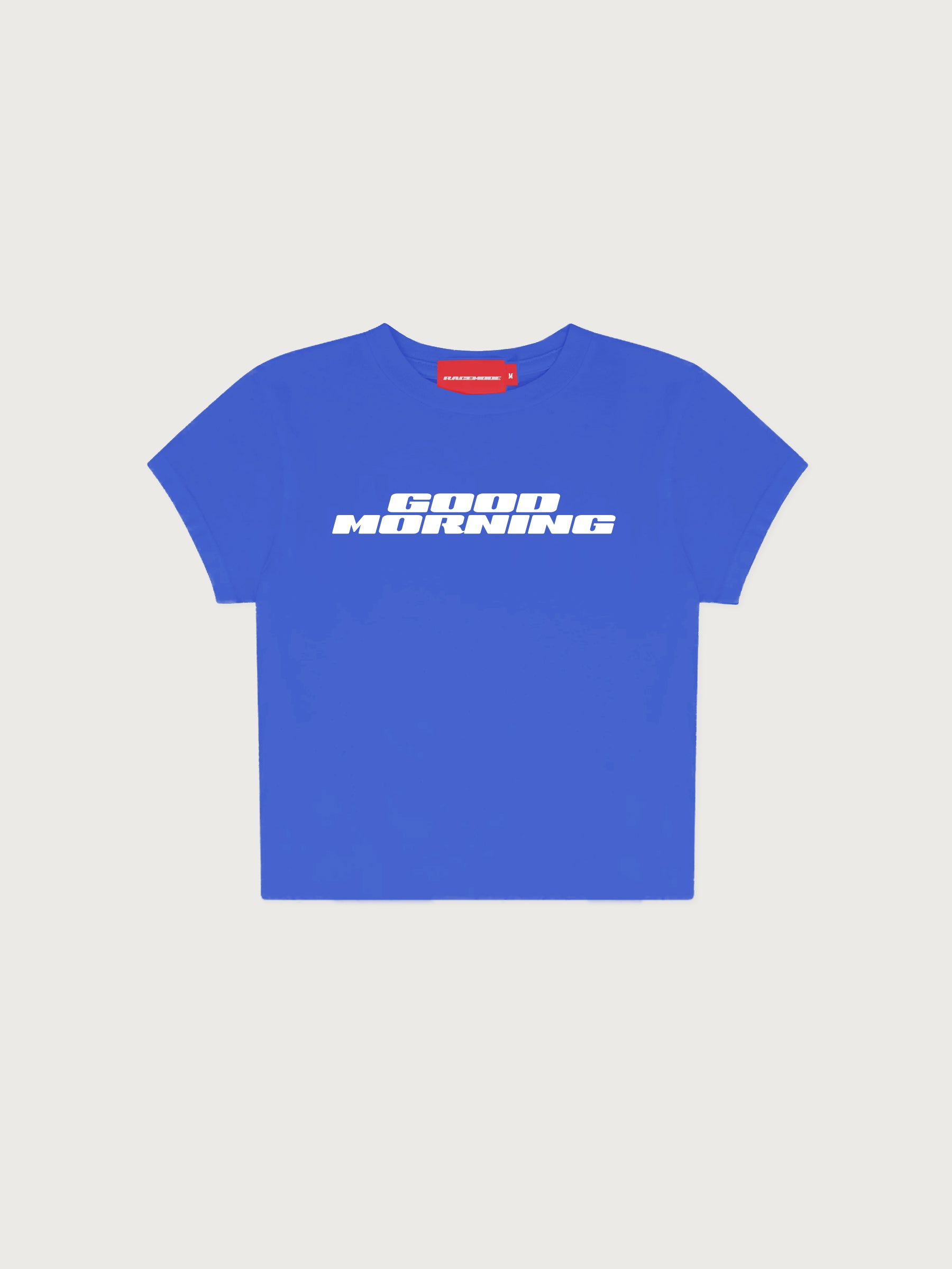Good Morning Baby Tee - Boost Blue