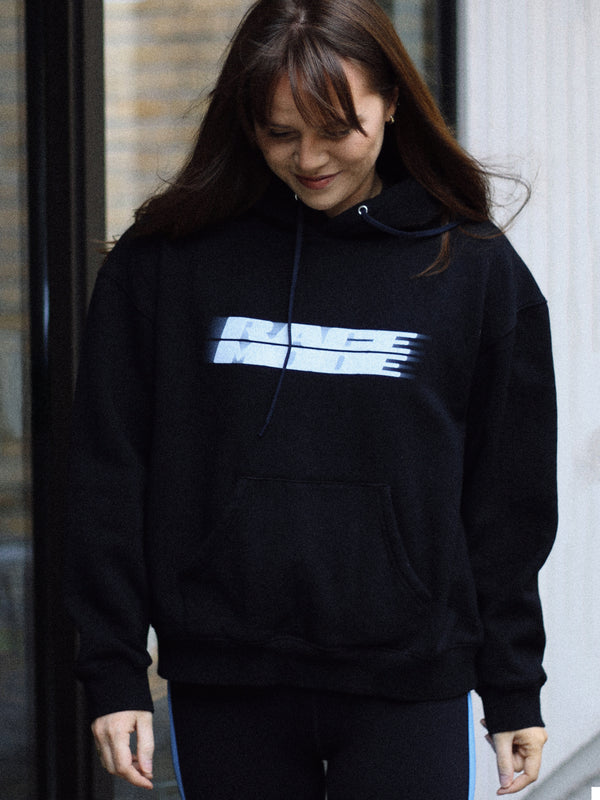 RACEMODE Blur Hoodie - Crystal Black