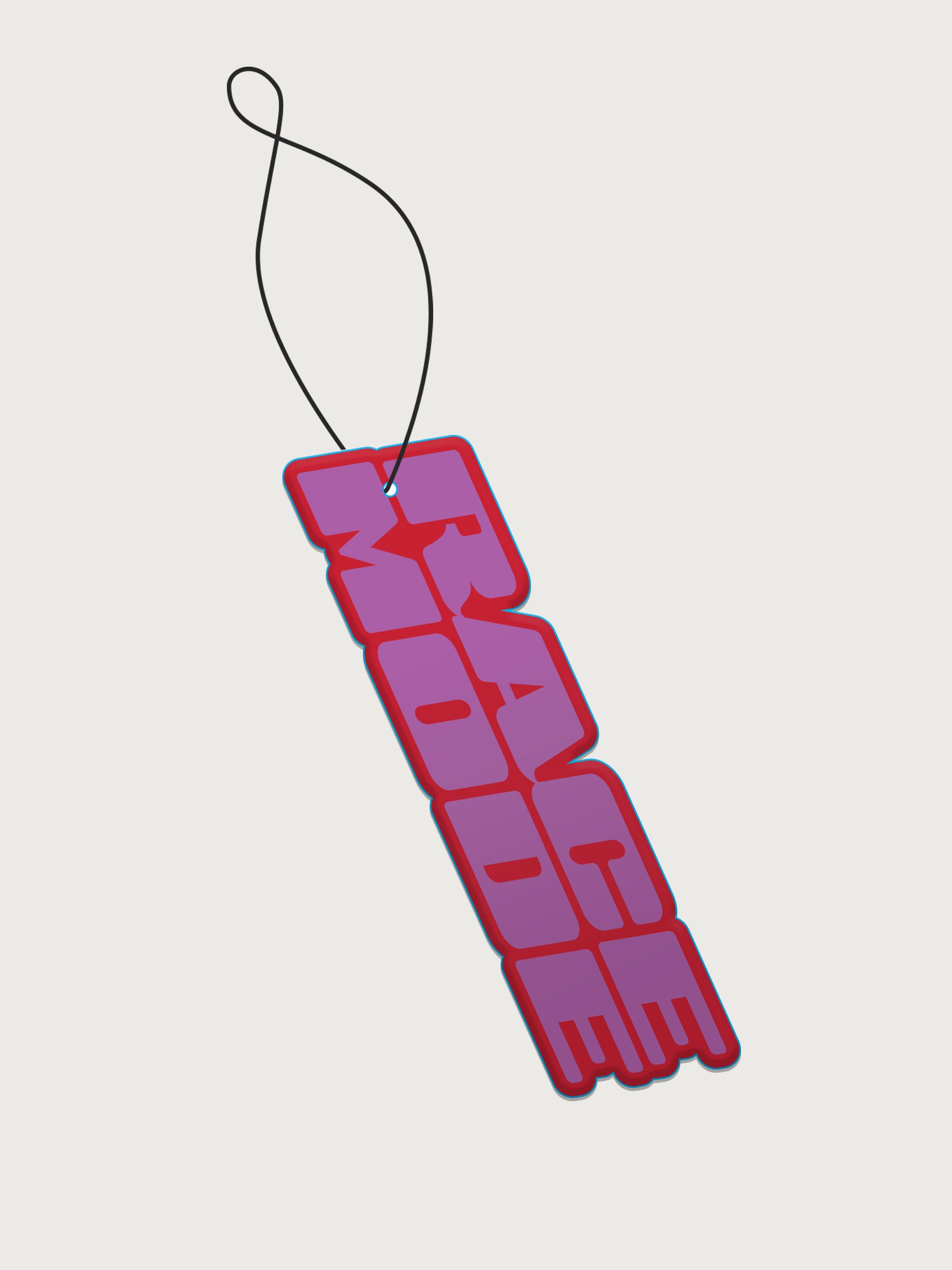 RACE MODE Air Freshener ED01 - Hot Pink/Flame Red