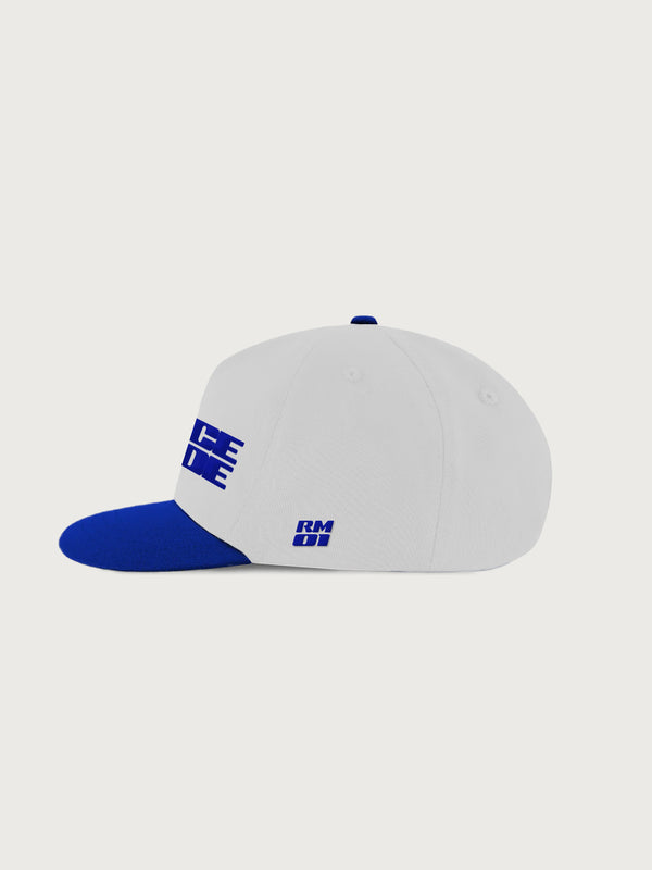 RACEMODE 2-Tone Snapback - Championship White/Boost Blue