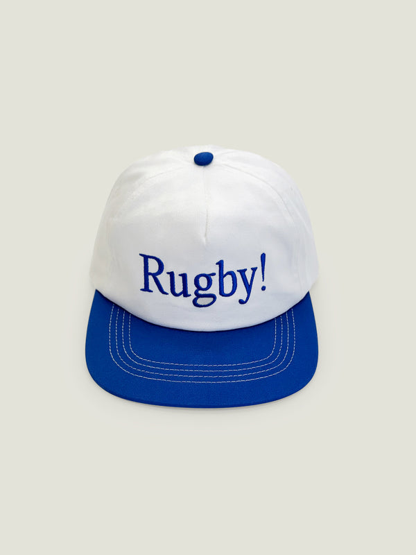 Rugby! Cap -  Blue/Off-White
