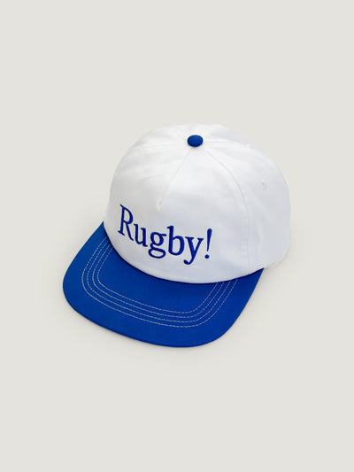 Rugby! Cap -  Blue/Off-White