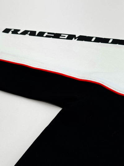Sportline Crop Sweater - Championship White/Crystal Black
