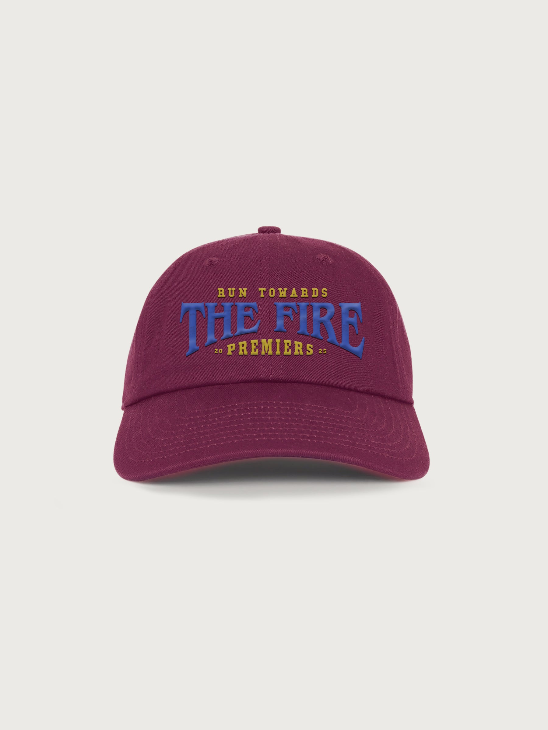 Run Towards The Fire Premiers 2025 Cap