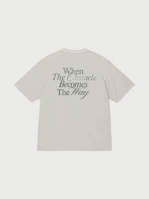 'The Way' Reversible T-shirt - Ecru